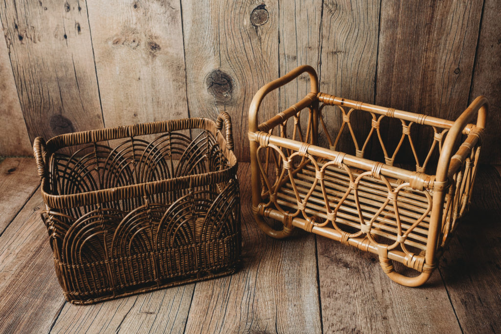 Newborn photography basket props